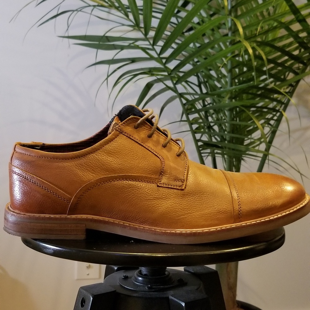 Ben Sherman Leather Cap-Toe Shoes